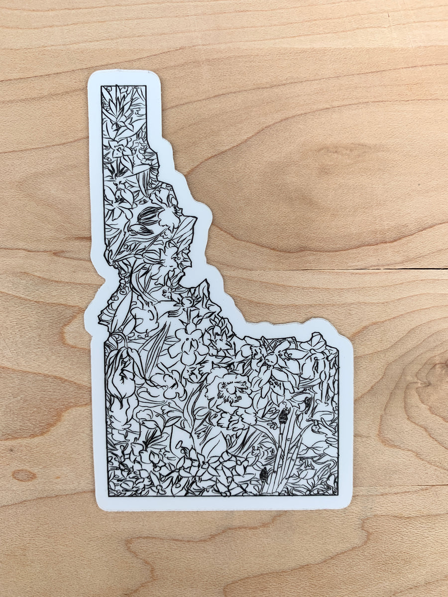 Idaho Wildflower Sticker