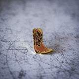 Cowboy Boot Enamel Pin